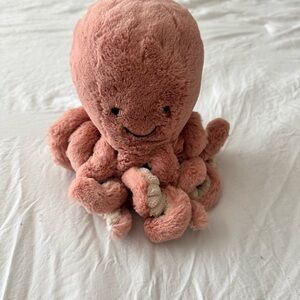 Jellycat Little Odell Pink Octopus NWT